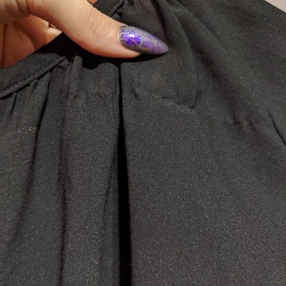 Massimo Black Sheer Blouse - Picture 6 of 6